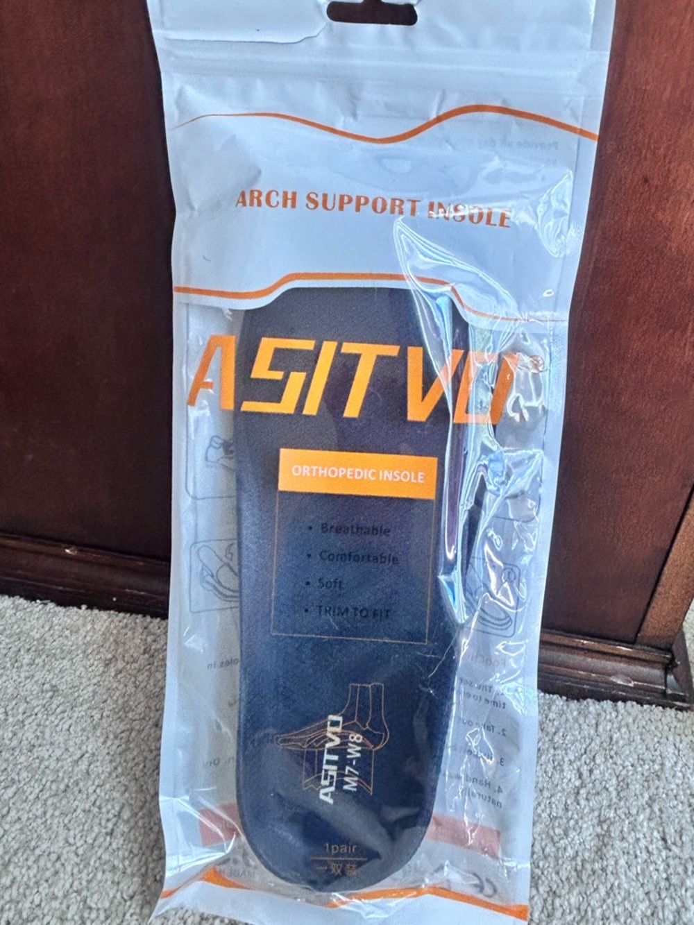 Asitvo orthopedic insoles NEW sz M/7 W/8